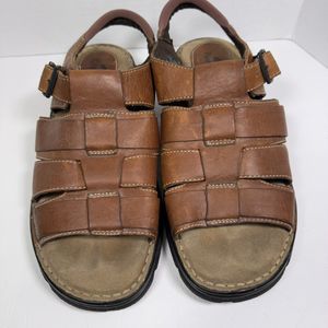 BJORNDAL MEN'S SANDALS HIKING WALKING SIZE 
LEATHER UPPER FISHERMAN‎ SIZE 12M